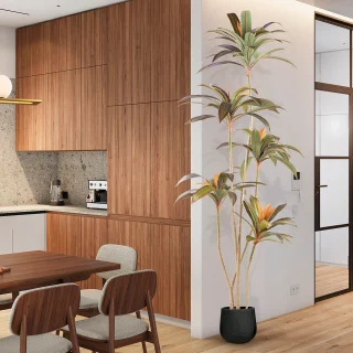 Planta Artificial Dracena Roja H220 Schuller