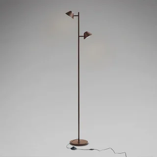 Lámpara de Pie Bronce Oscuro Taros Schuller