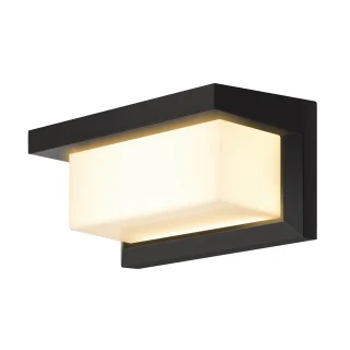 Aplique Exterior LED Lamar Negro 12W IP65 - ALEMAR - 12039