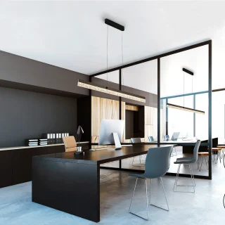 Lámpara Ixias Gris/Negro Schuller