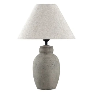 Lámpara Sobremesa Terra Cerámica Gris - ALEMAR - 12067
