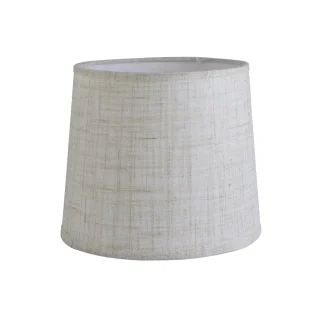 Pantalla Cónica Abierta Lino Tostado 30 cm - ALEMAR - PCA004-30