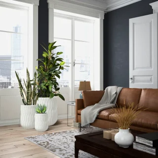 Maceteros Set 3 Blanco Jazmín Schuller