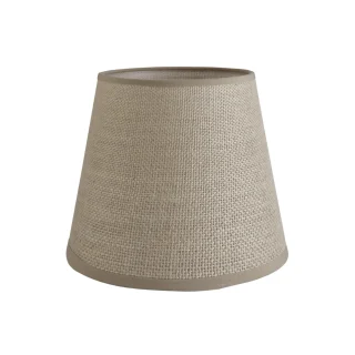 Pantalla Cónica Tela Saco Marrón 40 cm - ALEMAR - PCN006-40