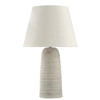 Rinconera Noola Beige - Cerámica y Tela - ALEMAR - 12074