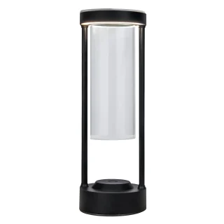 Lámpara Sobremesa Habana Negro LED Recargable - ALEMAR - 12020