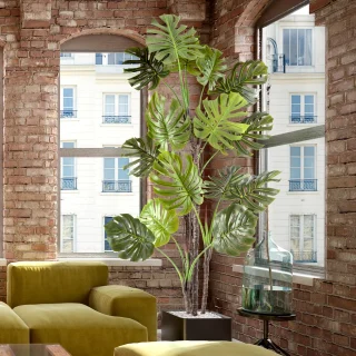 Planta Artificial Monstera H210 Decoración Schuller
