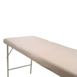 Funda camilla rizo Ricki Parodi color blanca