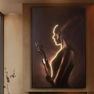 Cuadro Luz LED Silueta 120x180 Schuller