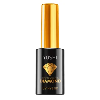 Top Coat Diamond Tempered Yoshi 10ml - Capa superior Profesional Ultra Brillante