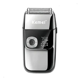maquina afeitadora kemei KM-2028 plateada