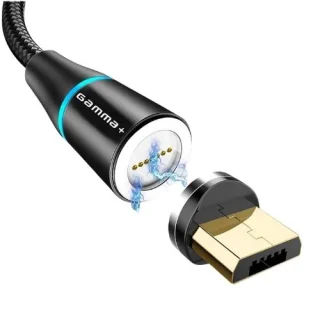 Cable de carga magnético Gamma+ USB + mini USB