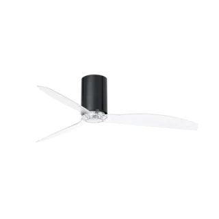 Ventilador Techo MINI TUBE FAN M Negro/Transparente | FARO | 32040WW