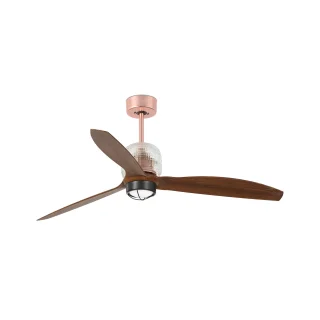 Ventilador Techo LED DECO FAN M Cobre/Nogal | FARO | 33399DWW-10