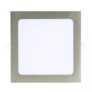 Downlight LED Cuadrado Níquel 24W | Fabrilamp / Abrila | 146982403