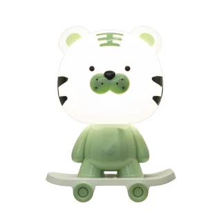 Lámpara Sobremesa Infantil Tigre Verde LED - ALEMAR - 12053