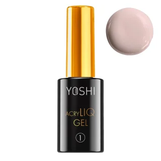 Yoshi Acrigel Líquido Nº1 Rosa Suave 10ml - Sistema Gel-Acrílico Profesional
