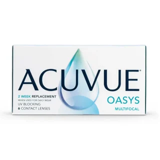 Acuvue Oasys Lentillas Multifocales Quincenales , 6 unidades - -1.00, 8.4, Alta, 14.30