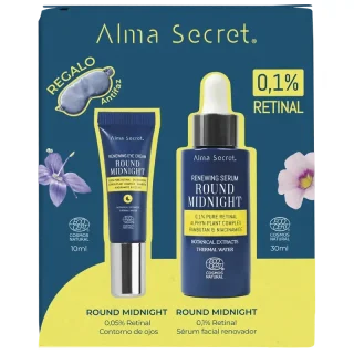 Alma Secret Pack Sérum Retinal 0,1% 30 Ml + Contorno Ojos Retinal 10 Ml + Antifaz