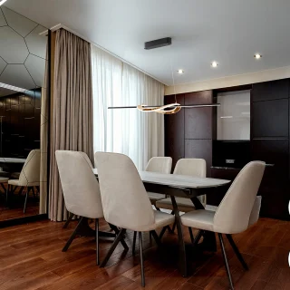 Lámpara Colgante LED Negro Dorado Enora Schuller