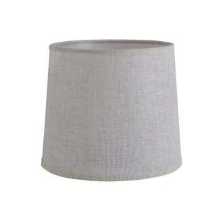 Pantalla Cónica Abierta Lino Visón 35 cm - Alemar - PCA002-35