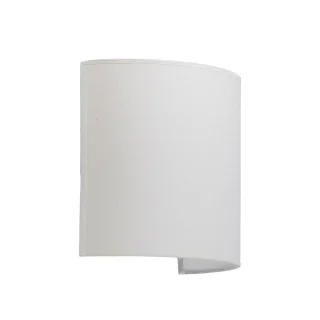 Aplique de Pared 1 Luz Mera Cotón Crudo - ALEMAR - 12169