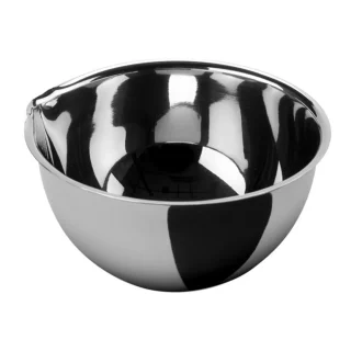 Bol de acero inoxidable para manicura de 325 ml