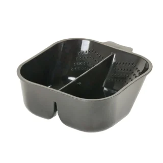 Bol Mezclador tinte doble con asa negro 700 ml