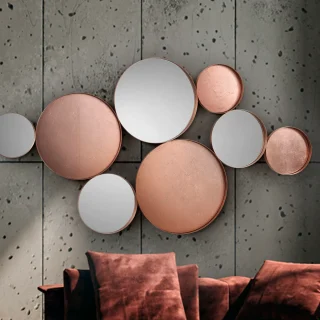 Espejo Oro Rosa 165x90 Malmo Schuller