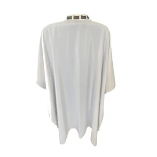 Capa de corte cuello neopreno Only White cierre con gancho 150x175cm