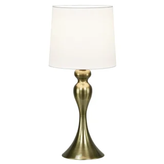 Lámpara Sobremesa Lola Dorado Envejecido - ALEMAR - 12092