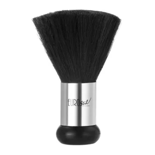 Cepillo de barbero negro con cerdas de nylon