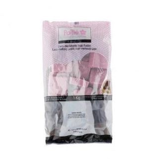 Cera caliente Pollié baja fusión rosa premium 1000g