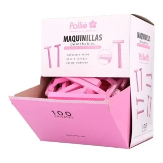 Cuchilla de rasurar desechable Pollié caja 100 unidades