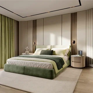 Mesita Noche Roble Claro Enoc Schuller