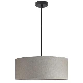 Colgante Rústico Mera 1 Luz - Metal y Tela - ALEMAR - 12166