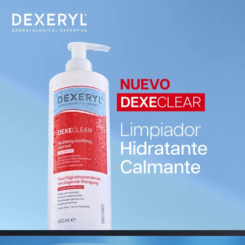 Dexeryl Dexeclear Limpiador Calmante Hidratante , 400 ml - Imagen 2