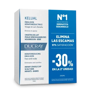 Ducray Kelual Emulsión Queratorreductora Costra Láctea Pack Dúo 2x50ml 30% DTO 2ª Ud