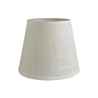 Pantalla Cónica 45 cm Tela Saco Beige E-27 - ALEMAR - PCN005-45