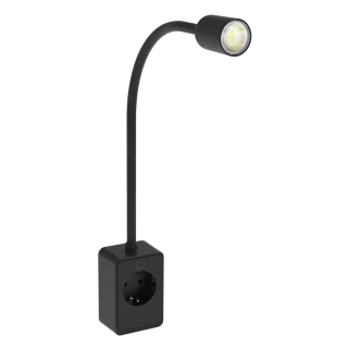 Flexo USB LED Regulable Ant Negro - ALEMAR - 12066