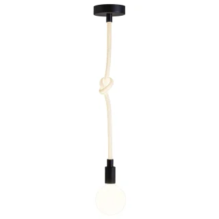Lámpara Colgante Lexa Cuerda Blanca LED 11W - Alemar - 12097