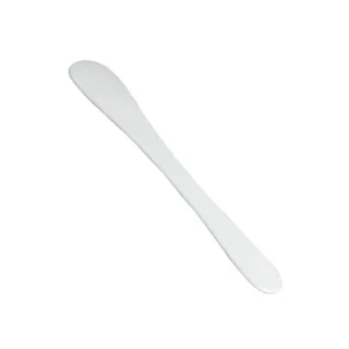 Espátula para crema sencilla de plástico color blanco