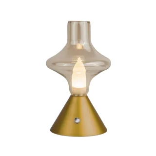 Lámpara Sobremesa Abel LED 2W Recargable - Latón - ALEMAR - 12025