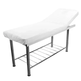 Funda camilla Tergal blanca 60x190 cm