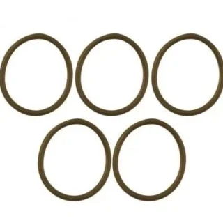 Goma Coletero de silicona marrón 5 unidades