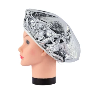 Gorro de aluminio para tratamientos color plata