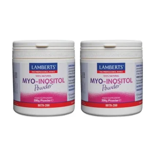 Lamberts Myo Inositol En Polvo 100% Natural , 2X200 Gr