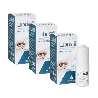 Lubristil Solución Oftálmica Lubricante Multidosis, Pack 3 x 10 ml