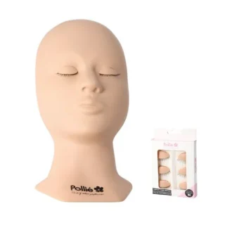 Maniquí de prácticas pestañas