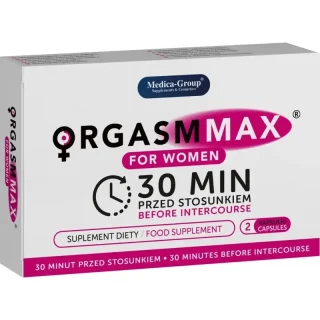 Medica Group Orgasm Max For Women Cápsulas Naturales Para Potenciar La Vitalidad Femenina Y La Satisfacción Íntima , 2 cápsulas